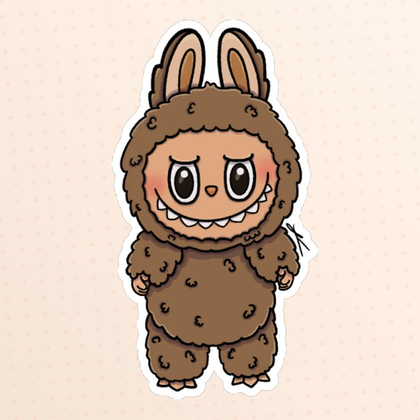Brown Labubu
